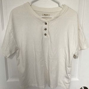 Madewell Henley Short Sleeve Ter